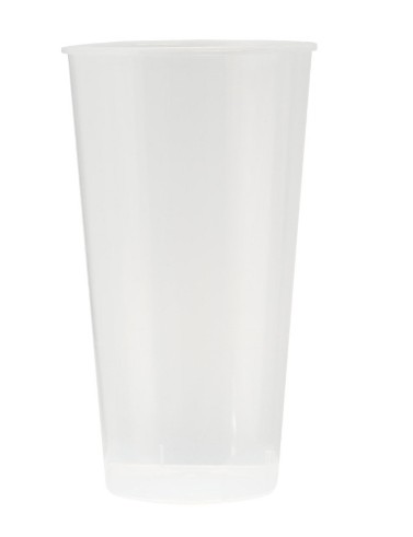 Vasos Reutilizables Transparentes 400 ml Fabricados en España – Pack 10 Unidades | Km0