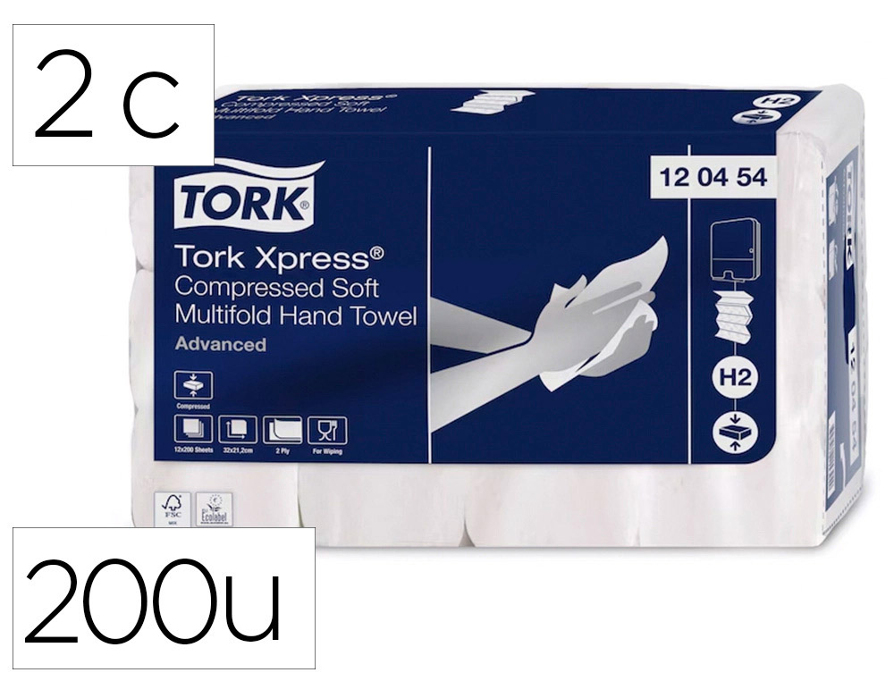 Envase Tork Xpress Soft Multifold H2 referencia 120454